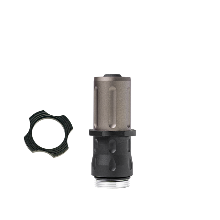SF Tan (GREY) & BLACK / NO CLIP with Collar (-$10)