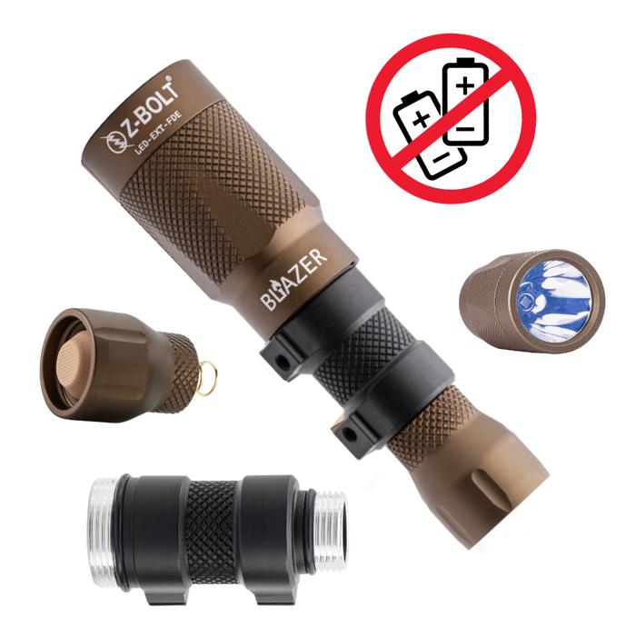 FDE & BLACK / Clicky Style Button / NO Batteries (-$15)