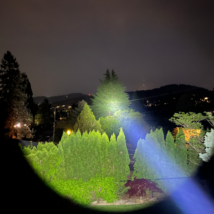 18350 LED Rifle Mounted Light - 6x Anodized Colors