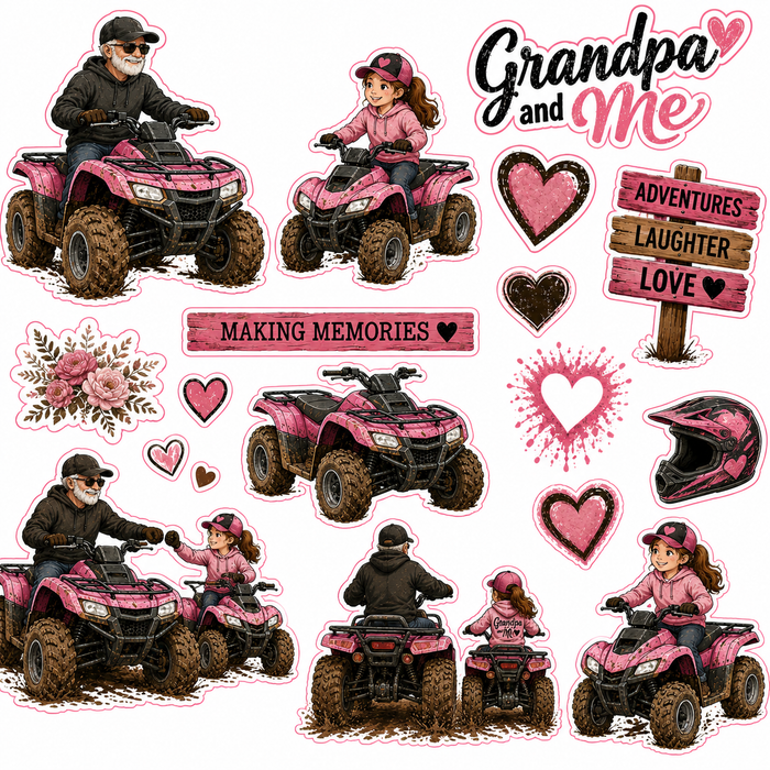 4 Wheeling with Grandpa- Girl