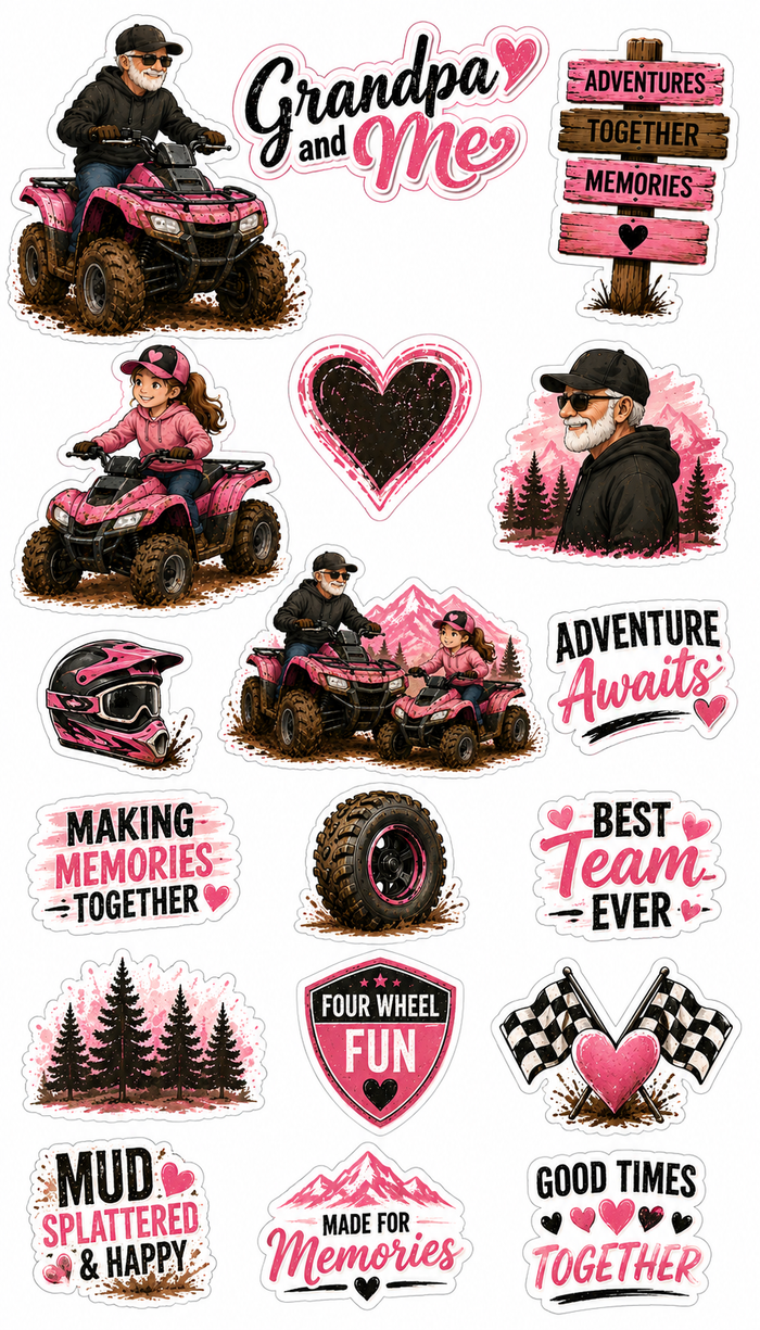 4 Wheeling with Grandpa- Girl