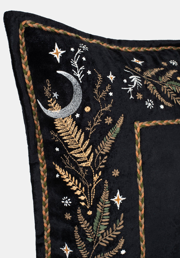 Abellona Embroidered Square Cushion