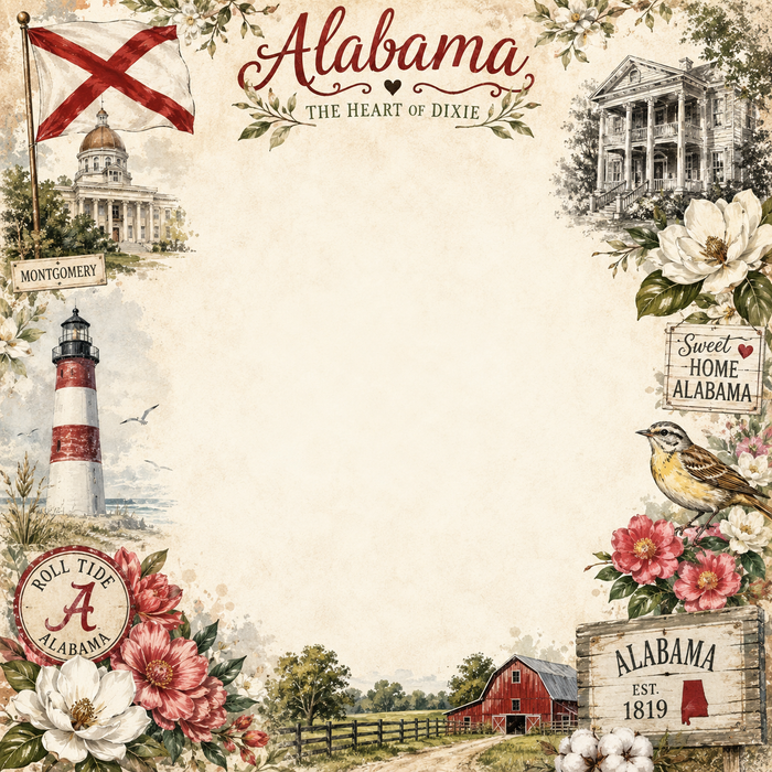 Alabama Scrapbook Kit