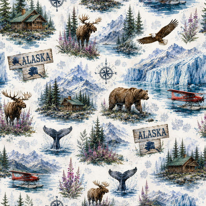 Alaska Winter Scrapbook Kit