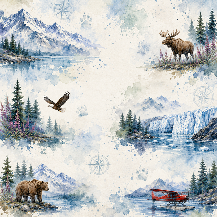 Alaska Winter Scrapbook Kit