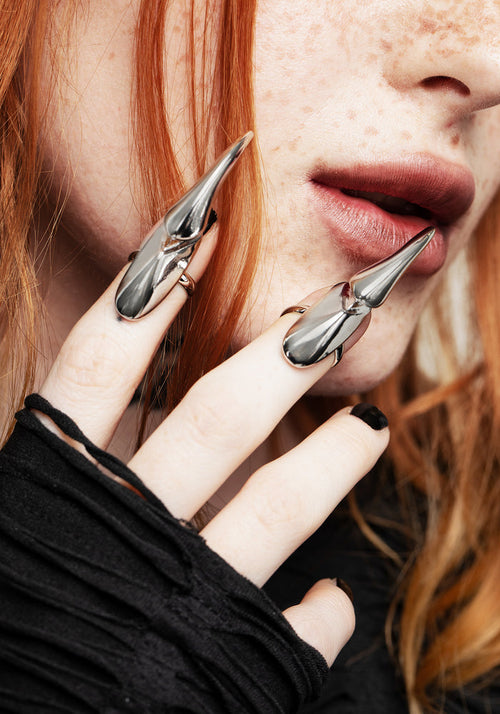 Alma Adjustable Nail Ring Set