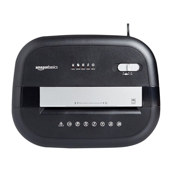 AmazonBasics 15-Sheet Cross-Cut Shredder - Paper, CD & Card