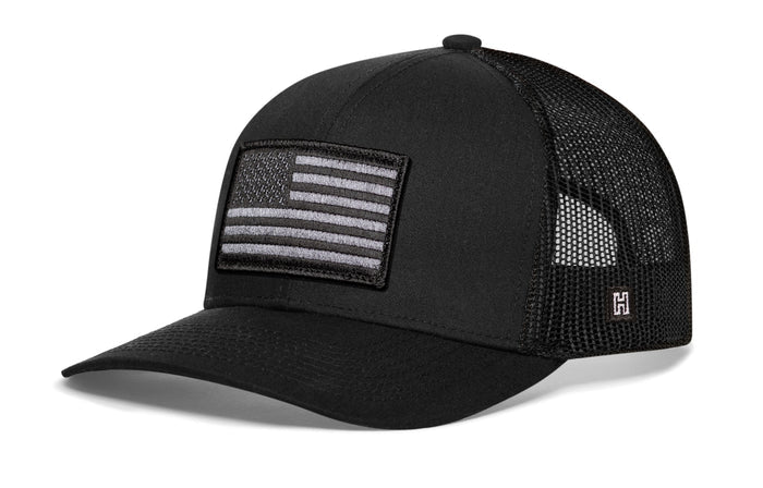 American Flag Trucker Hat  |  Tactical USA Snapback