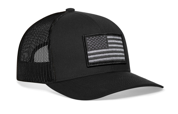 American Flag Trucker Hat  |  Tactical USA Snapback