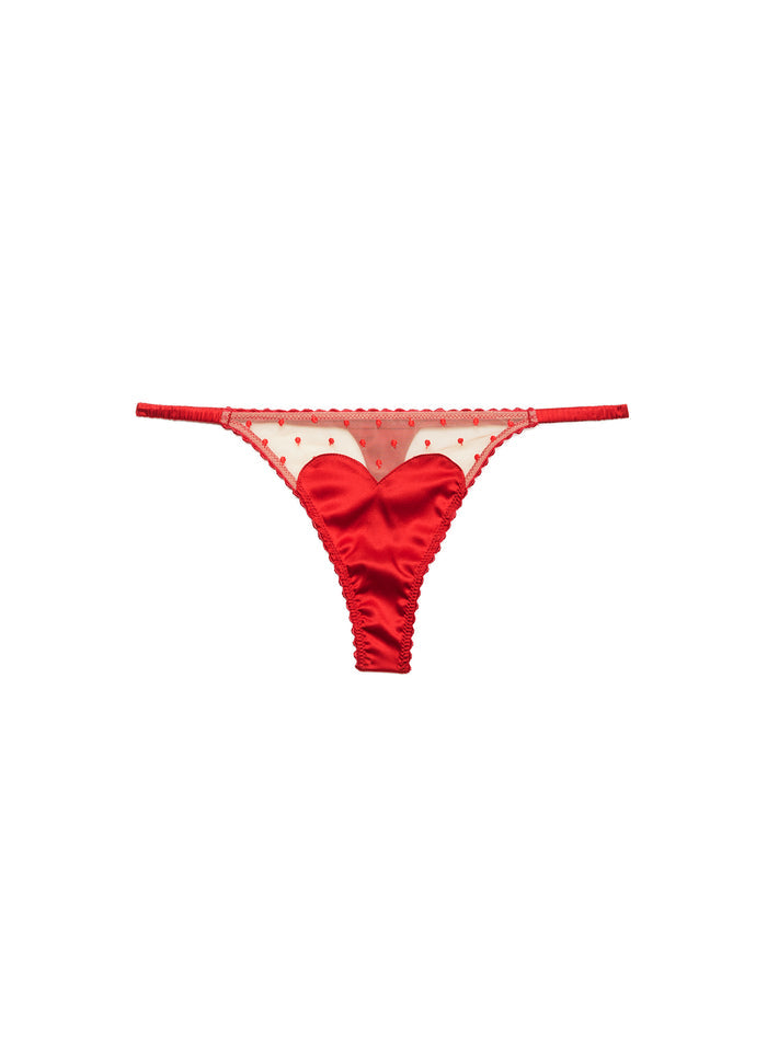 Amour Thong-rouge-flat