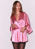 Angel Sleeve Robe-pink cadillac-Fleur du Mal