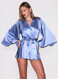 Angel Sleeve Robe-denim blue-Fleur du Mal