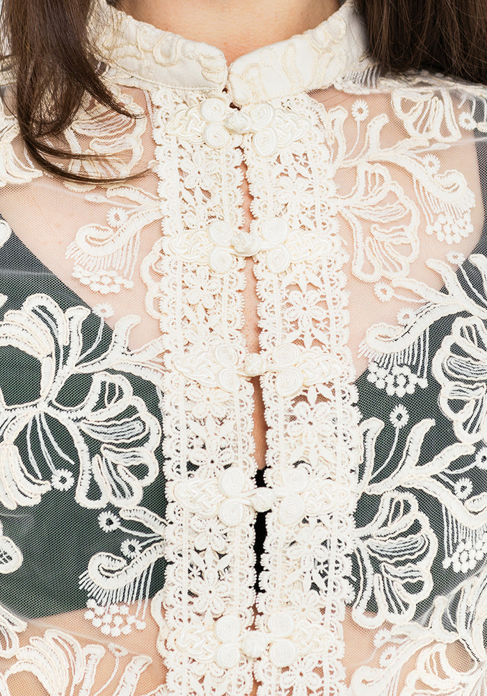 Angela Folk Embroidered Blouse