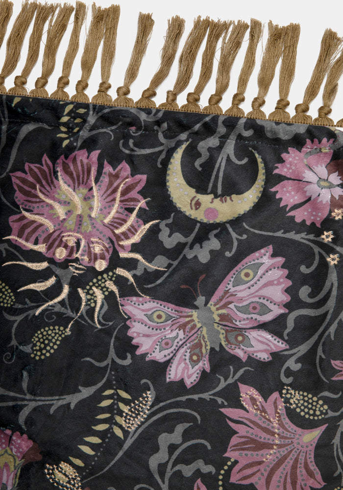 Angela Folk Embroidered Throw