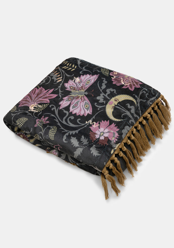 Angela Folk Embroidered Throw