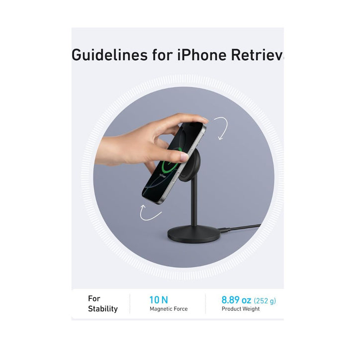 Anker MagGo Wireless Charger Stand - Black