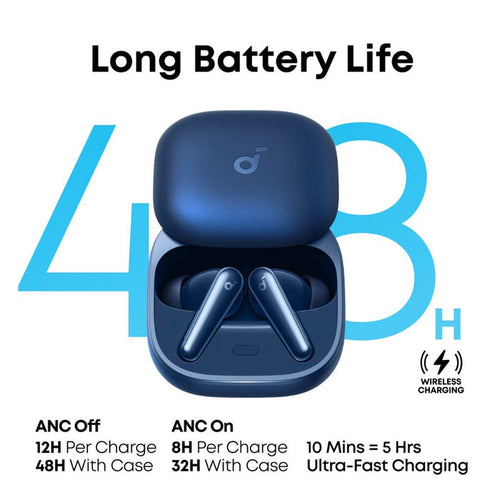 Anker soundcore Liberty 5 Noise-Cancelling Earbuds - Blue