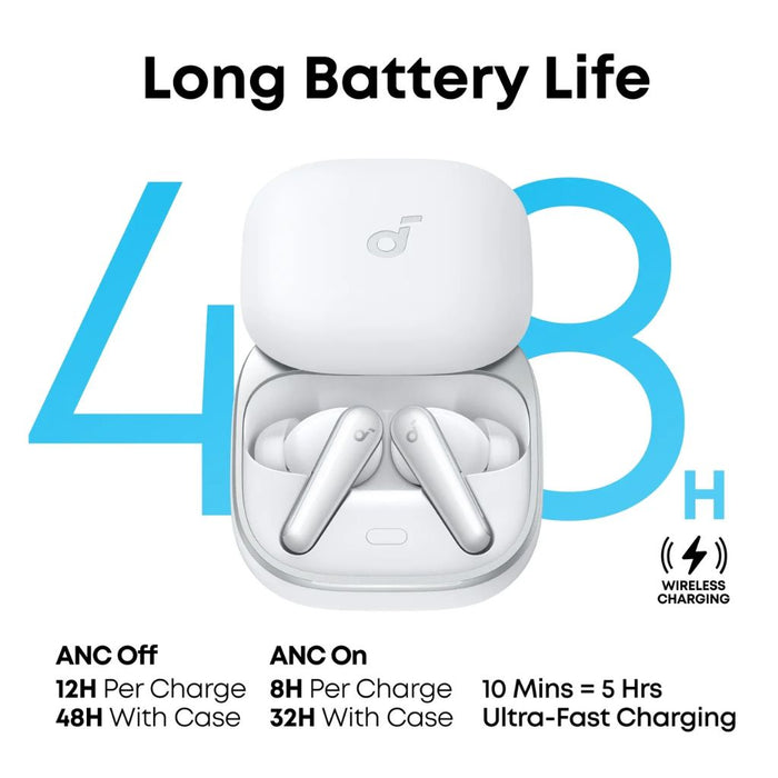Anker soundcore Liberty 5 Noise-Cancelling Earbuds - White