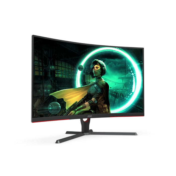 AOC C32G3E 32 , FHD (1920x1080) 165Hz 1Ms VA , Curved , Monitor - شركة القيم العالمية للحاسبات