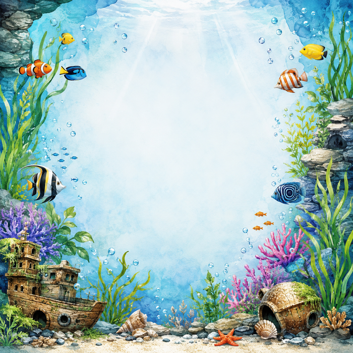 Aquarium Scrapbook Kit