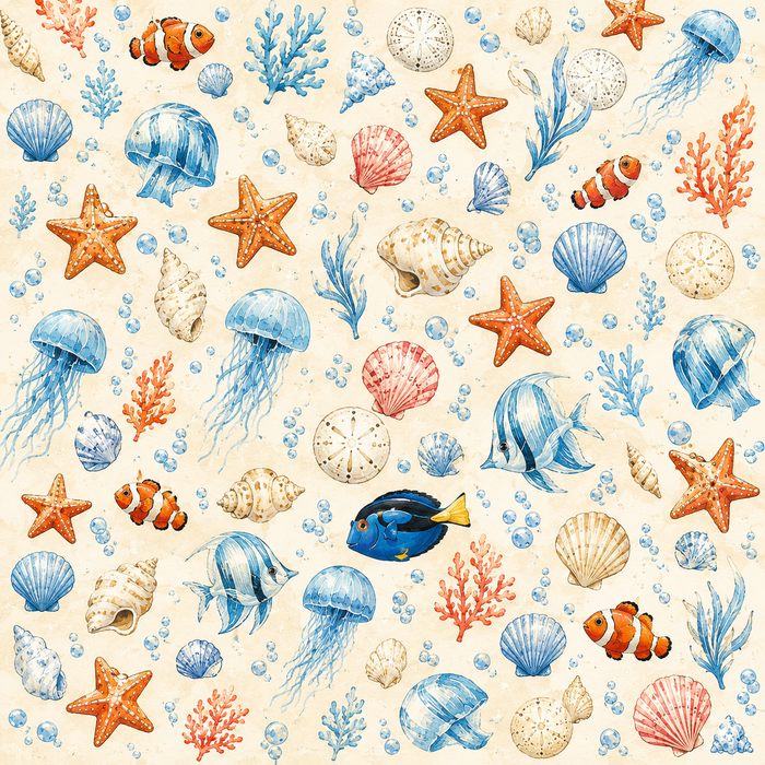 Aquarium Scrapbook Kit