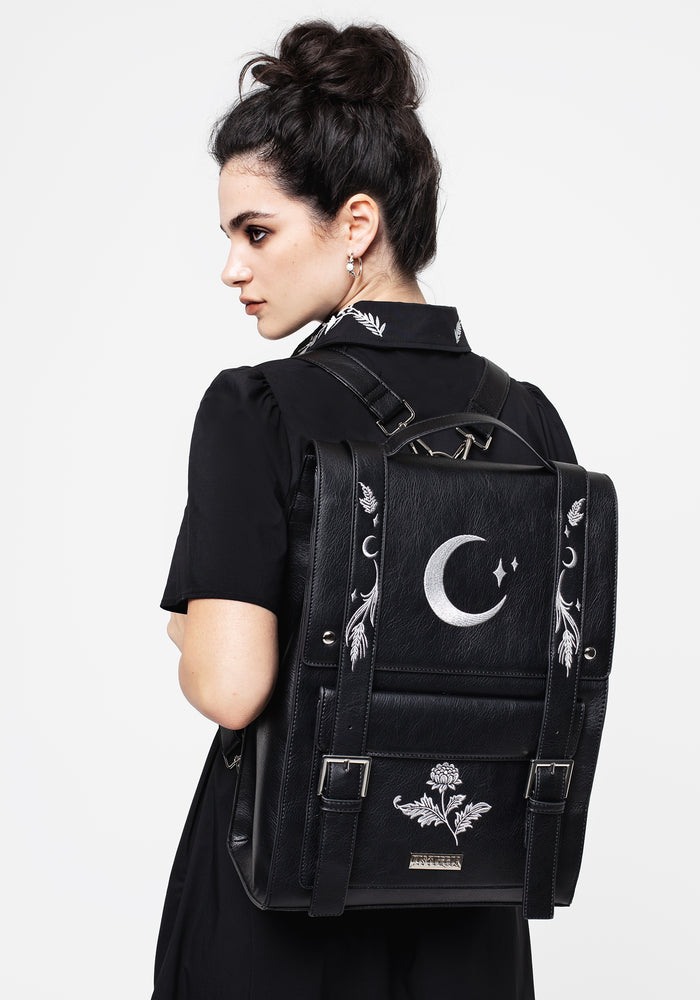 Aradia Embroidered Satchel Bag