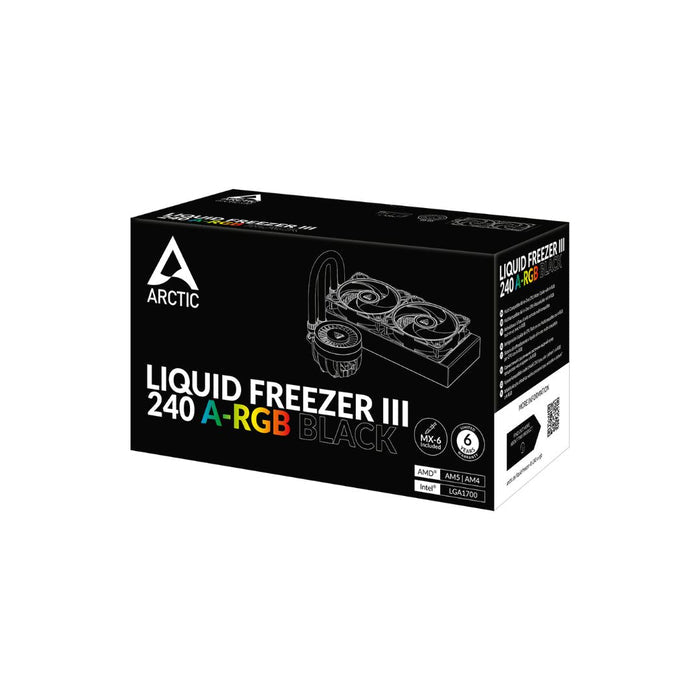 Arctic Liquid Freezer III 240 A-RGB - Black - شركة القيم العالمية للحاسبات