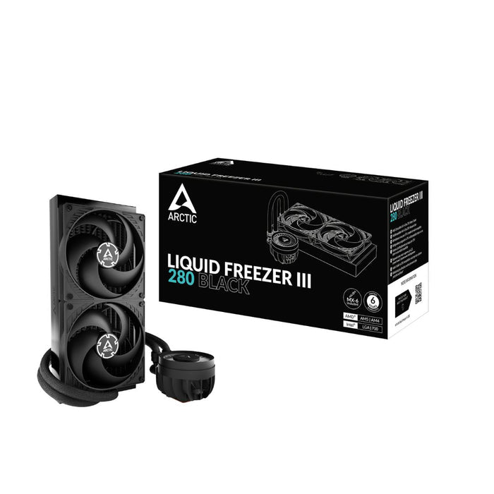 Arctic Liquid Freezer III 280 - Black - شركة القيم العالمية للحاسبات