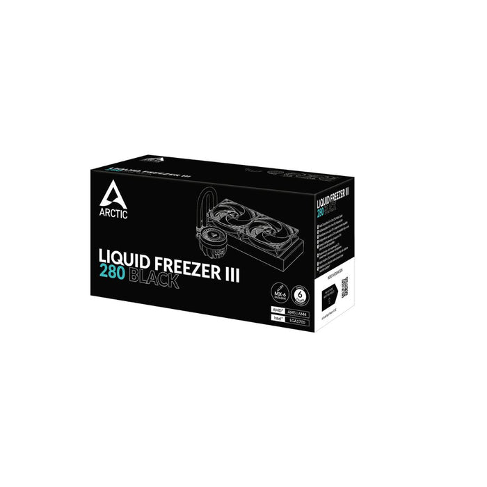 Arctic Liquid Freezer III 280 - Black - شركة القيم العالمية للحاسبات