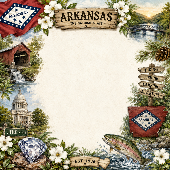 Arkansas Scrapbook Kit
