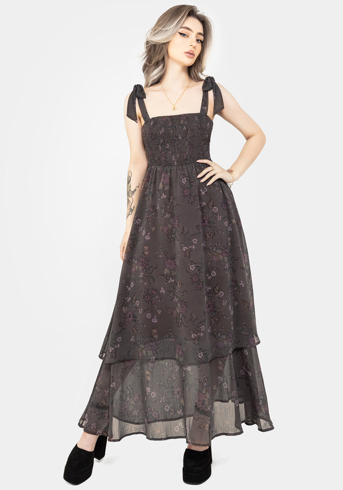 Arnora Cami Tiered Shirred Bodice Maxi Dress