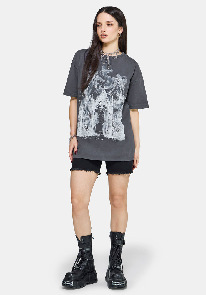 Asha Washed Boyfriend T-Shirt