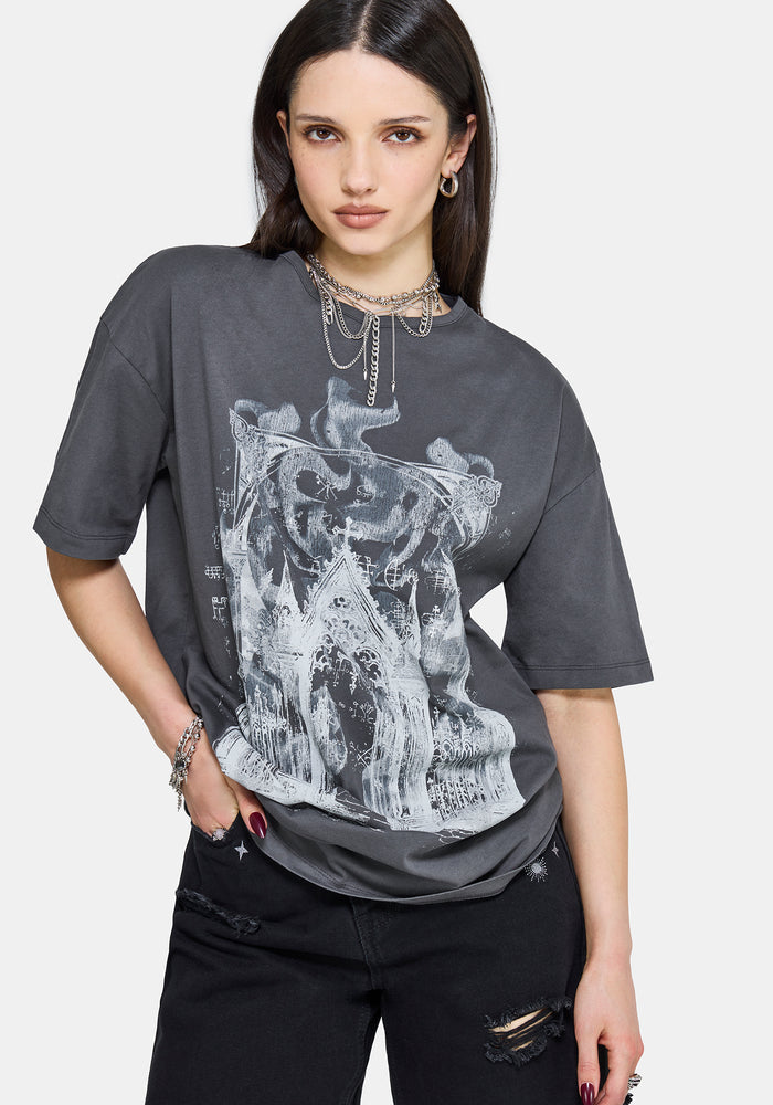 Asha Washed Boyfriend T-Shirt