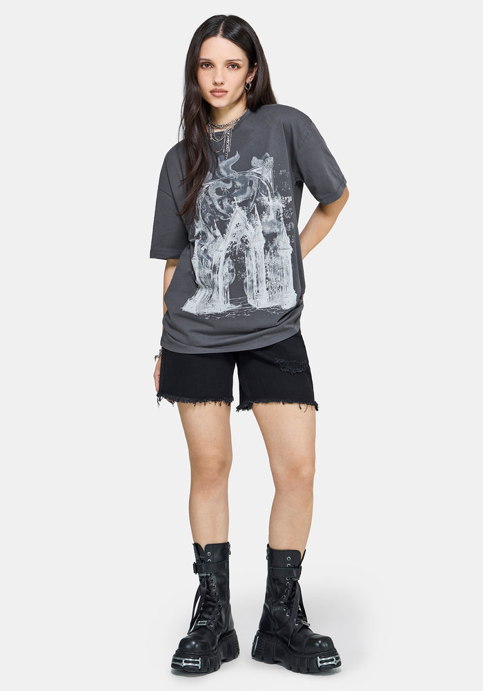 Asha Washed Boyfriend T-Shirt