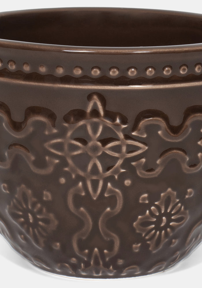 Ashwyn Witches Tile Debossed Mug (Brown)