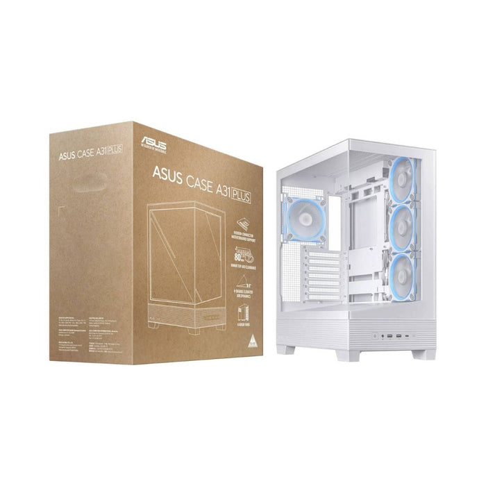 ASUS A31 PLUS Case , 4 Fan ARGB - White