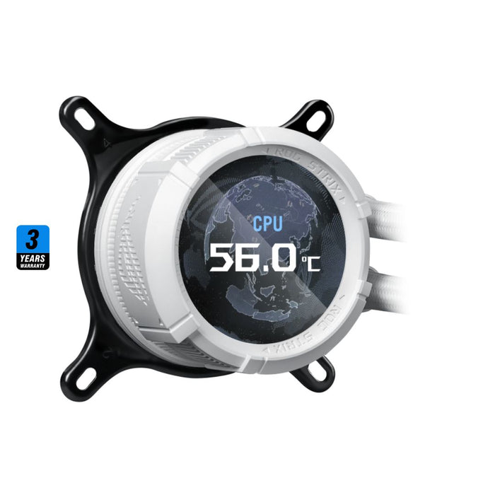 ASUS ROG Strix LC III 360 ARGB White, LCD