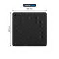 ATTACK SHARK CM04 XL 490x490mm Carbon Fiber Gaming Mouse Pad - Eclipse Black