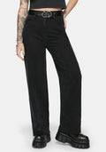 Ayr Broderie Straight Leg Denim Jean
