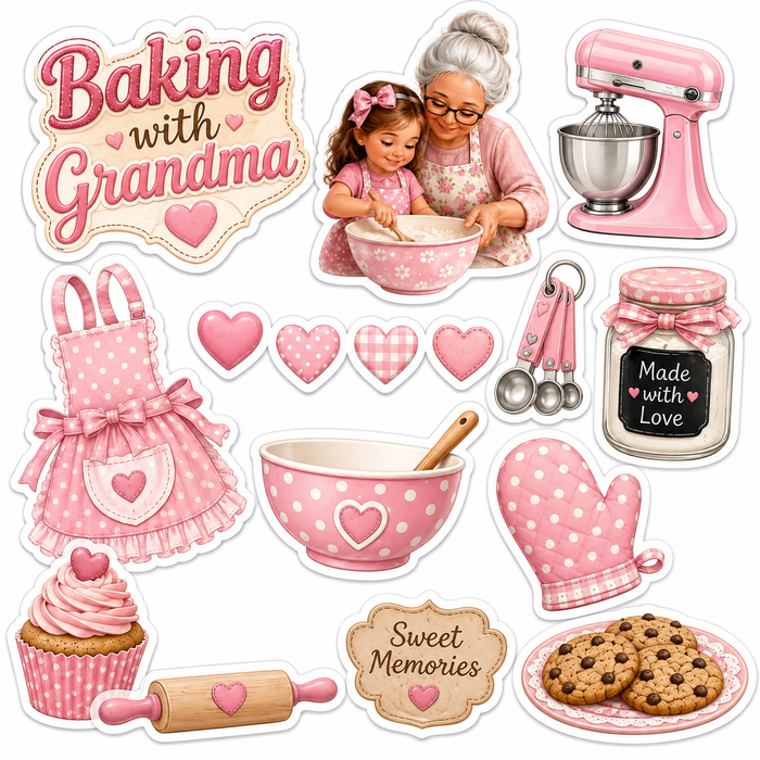 Baking with Grandma- Girl