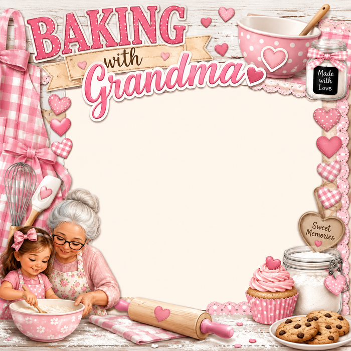 Baking with Grandma- Girl