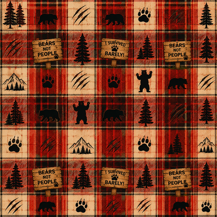 Bear Chase Scrapbooking Kit