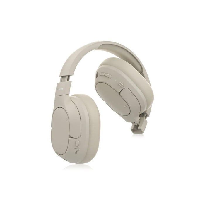 Belkin  SoundForm Isolate Noise Cancelling Over-Ear Headphones - Sand