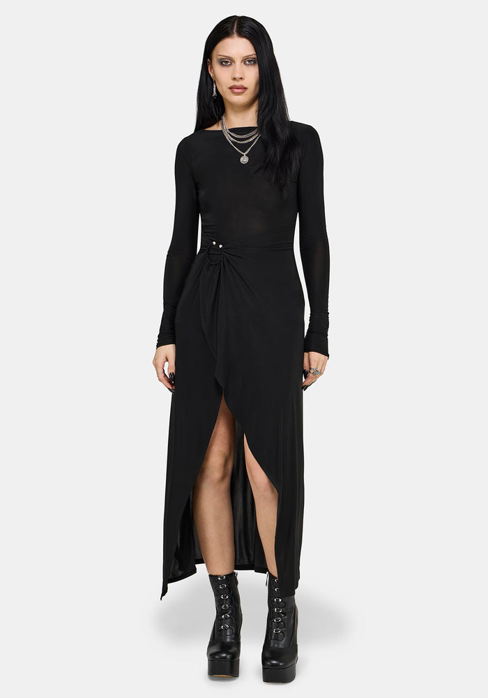 Bellamira Ring Waist Midaxi Dress US 2