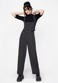 Bellum Stripe Tailored Straight Leg Trouser