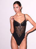 Bianca Lace Bodysuit-black-Fleur du Mal