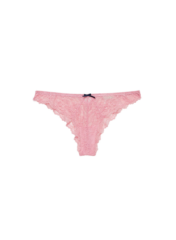 Bianca Lace Cheeky-pink lady-flat