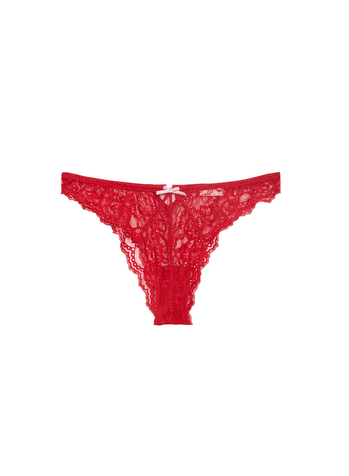 Bianca Lace Cheeky-rouge-flat