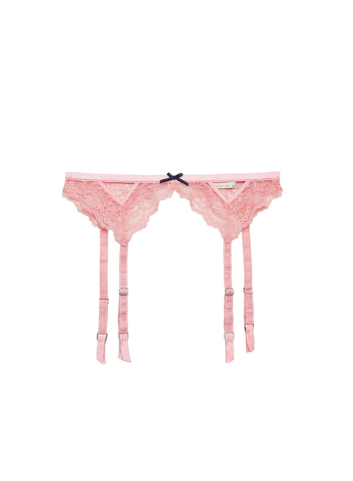 Bianca Lace Garter Belt-pink lady-flat