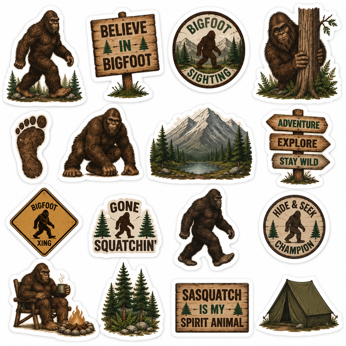 Big Foot Adventure Scrapbook Kit